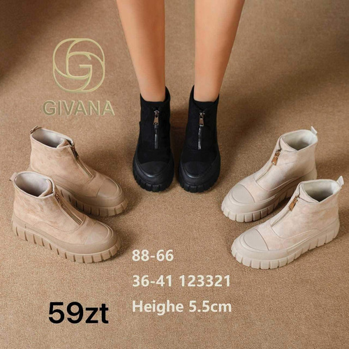 Botki damskie 88-66.BLACK (36/41,12par)
