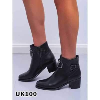 Botki damskie 7AUK100.BLACK (36/41,12par)