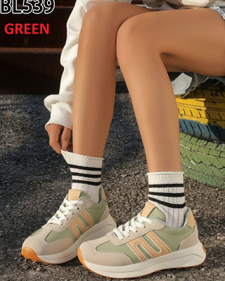 Buty sportowe damskie BL539.GREEN (36/41,12par)