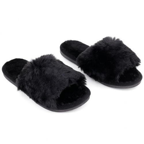 Kapcie damskie KP19-4.BLACK (36/41,12par)