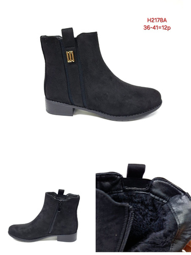 Botki damskie 7AH2178A.BLACK (36/41,12par)