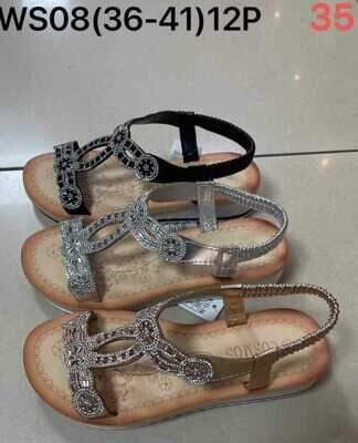 Sandały damskie 7AWS08.KOLORDOWYBORU (36/41,12par)