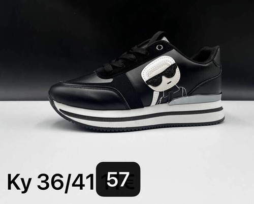Buty sportowe damskie 7AKY36/41.BLACK (36/41,12par)