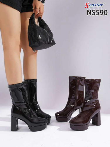 Botki damskie NS590.BROWN (36/41,12par)