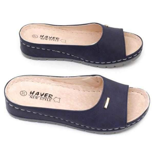 Klapki damskie DE912-1.NAVY (36/41,12par)