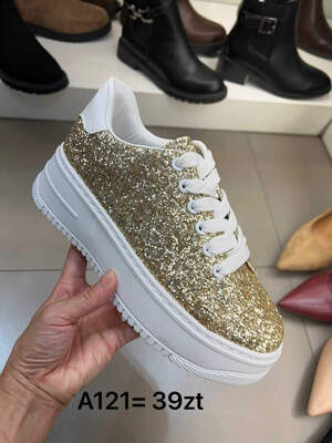 Buty sportowe damskie  7AA121.GOLD  (36/41,12par)