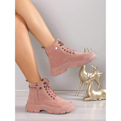 Trzewiki damskie  7ANB607.PINK  (36/41,12par)