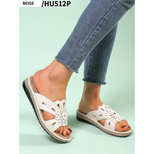 Klapki damskie HU512.BEIGE (36/41,12par)