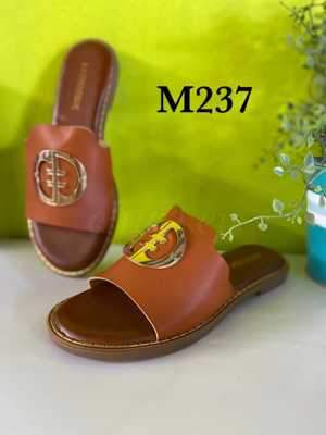 Klapki damskie 7AM237.BROWN   (36/41,12par)