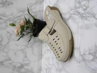 Klapki damskie 7AJ6-15.BEIGE (36/41,12par)