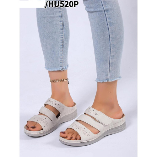 Klapki damskie HU520.BEIGE (36/41,12par)