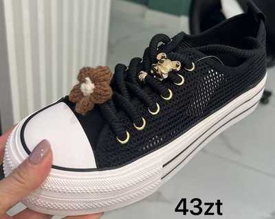 Trampki damskie BJ723.BLACK (36/41,12par)