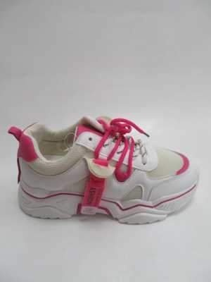 Buty sportowe damskie 7AB1234-7.WHITE/PINK (36/40,8par)