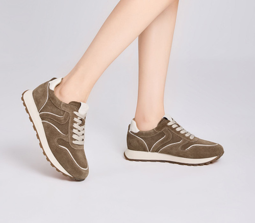 Buty sportowe damskie 7AY702-21.KHAK (36/41,8par)