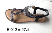 Sandały damskie 7AB012.BLACK (36/41,12par)