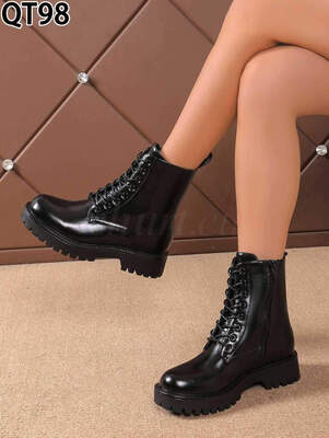 Botki damskie 7AQT98.BLACK Ocieplany (36/41,12par)