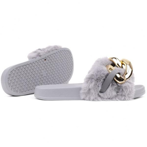 Klapki damskie HN57-9.GREY (36/41,12par)