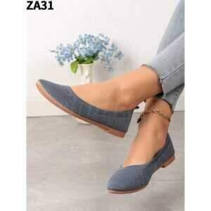Balerinki damskie   7AZA31.BLUE   (36/41,12par)