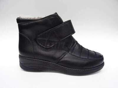 Botki damskie 7AM8807.BLACK Ocieplane (37/42,12par)