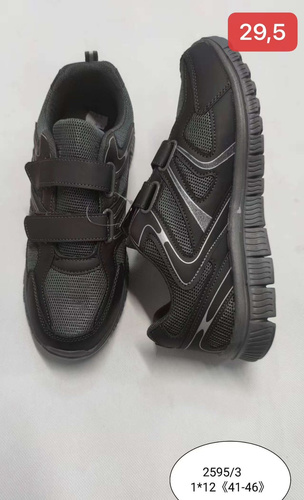 Buty sportowe męskie 2595-3.GREY (41/46,12par)
