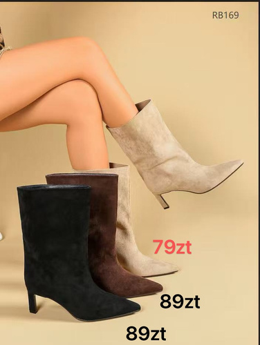 Botki damskie RB169.BEIGE (36/41,12par)