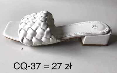 Klapki damskie 7ACQ-37.WHITE (36/41,12par)