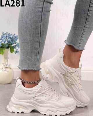 Buty sportowe damskie 7ALA281.BEIGE (36/41,12par)