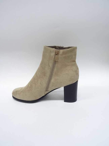Botki damskie ocieplane    7AH2025-9.BEIGE   (36/41,12par)