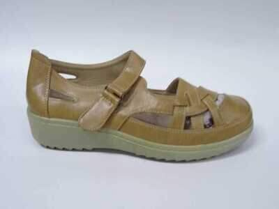 Balerinki damskie 7A8620-20.KHAKI (36/42,12par)