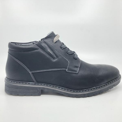 Trzewiki męskie A2015-10.BLACK/BROWN Ocieplane (41/46,8par)