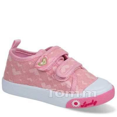 Trampki dziewczęce 1AT10384-B.PINK (20/25,8par) 