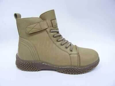 Botki damskie 7A9868-6.KHAKI (36/41,12par)
