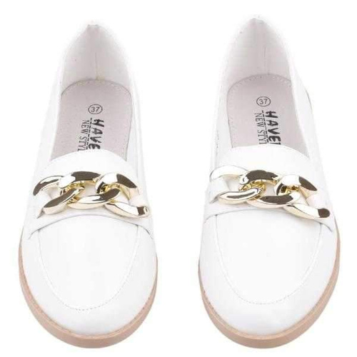 Balerinki damskie SK02-3.WHITE (36/41,12par)