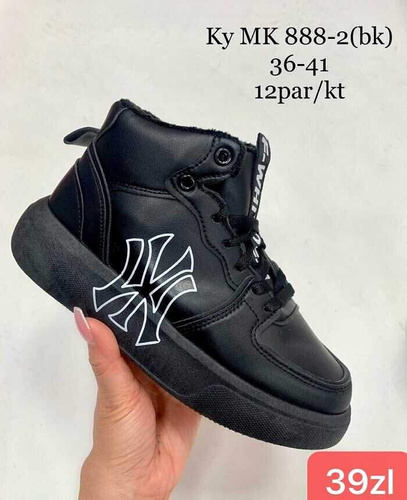 Buty sportowe damskie MK888-2.BLACK (36/41,12par)