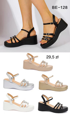 Sandały damskie BE-128.KOLORDOWYBORU (36/41,12par)