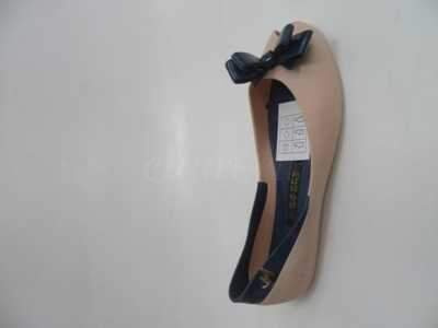 Balerinki damskie 7AKM99-6.BEIGE/BLACK (36/41,12par)