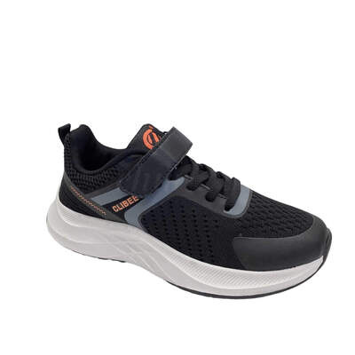 Buty sportowe chłopięce 5AEC260.BLACK/ORANGE (32/37,12par)