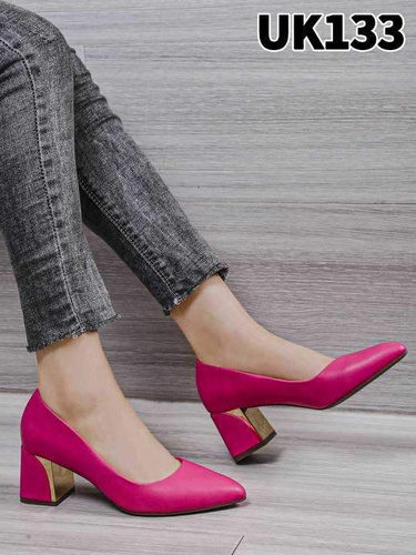 Czółenka damskie 7AUK133.FUSHIA (36/41,12par)
