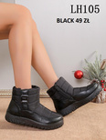 Botki damskie ocieplane LH105.BLACK (36/41,12par)