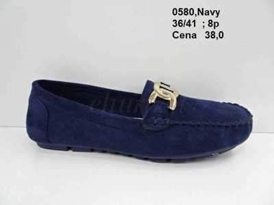 Mokasyny damskie 7A0580.NAVY (36/41,8par)
