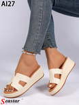 Klapki damskie AI27.BEIGE (36/41,12par)