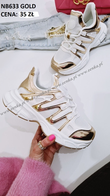 Buty sportowe damskie NB633.GOLD (36/41,12par)