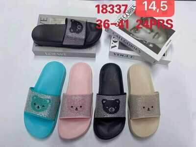 Klapki damskie 7A18337.MIX (36/41,24par)