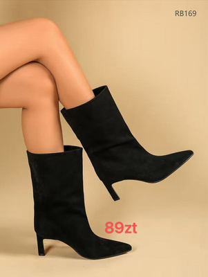 Botki damskie 7ARB169.BLACK (36/41,12par)