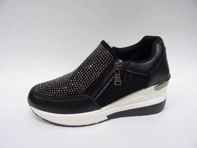 Półbuty damskie  7ABY-1919.BLACK  (36/41,12par)