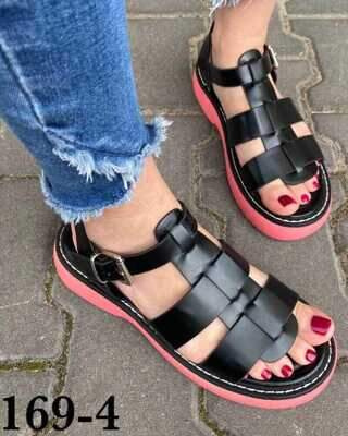 Sandały damskie 7A169-4.FUSHIA (36/41,12par)