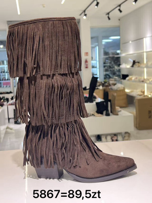 Botki damskie 7A5867.BROWN (36/41,12par)