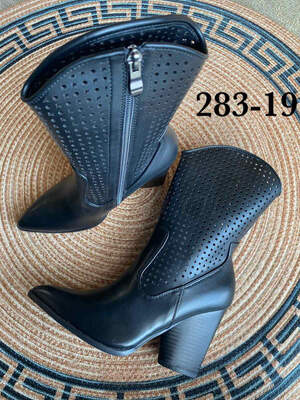 Botki damskie 7A283-19.BLACK (36/41,12par)