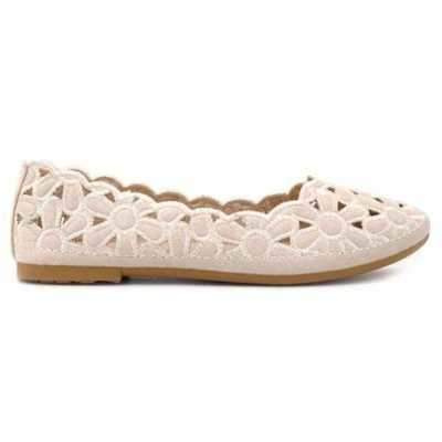 Balerinki dziewczęce 5AF27C-4.BEIGE (31/36,12par)