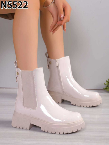Botki damskie ocieplane NS522.BEIGE (36/41,12par)